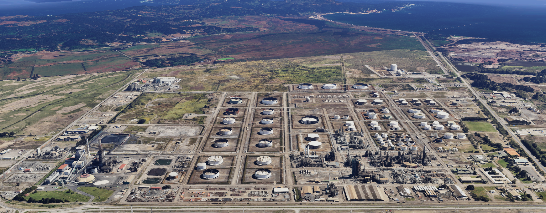 Mapa de la Refinería